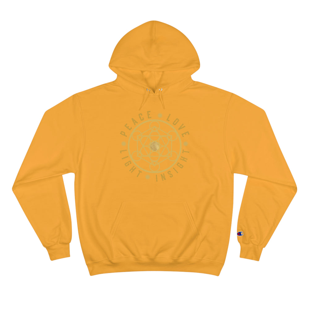 PEACE LOVE LIGHT INSIGHT - Champion Hoodie