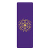 PEACE LOVE LIGHT INSIGHT - Rubber Yoga Mat - Purple