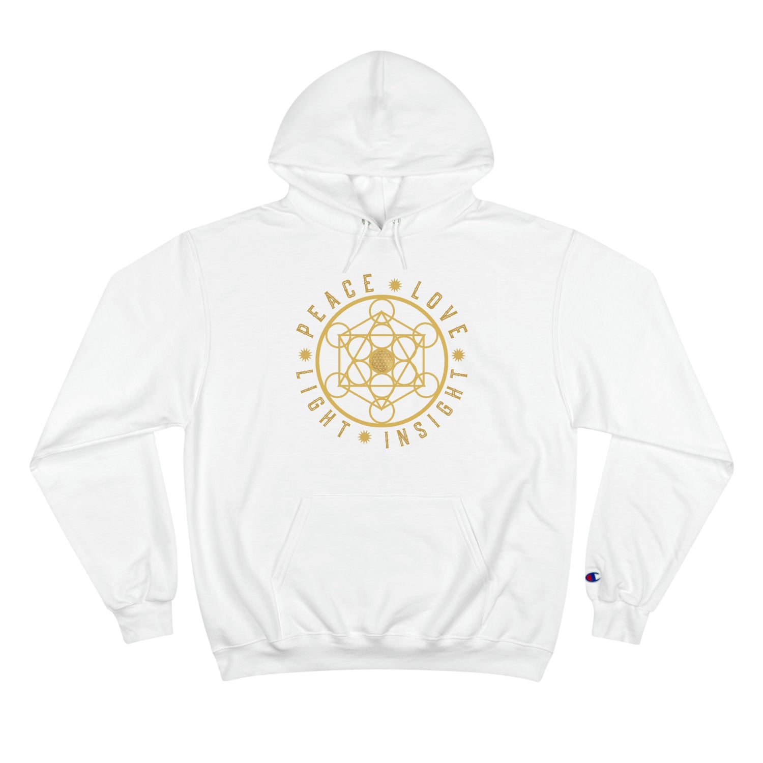 PEACE LOVE LIGHT INSIGHT - Champion Hoodie