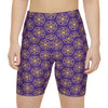 DYNYSTY - Women's Workout Shorts (AOP) - Purple