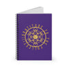 GRATITUDE TO THE FULLEST!!! - Spiral Notebook - Ruled Line - Purple