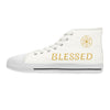 Blessed DYNYSTY - Women's High Top Sneakers - White