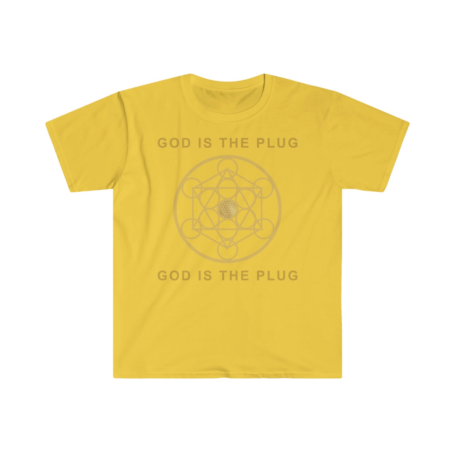 GOD IS THE PLUG - Unisex Soft-Style T-Shirt