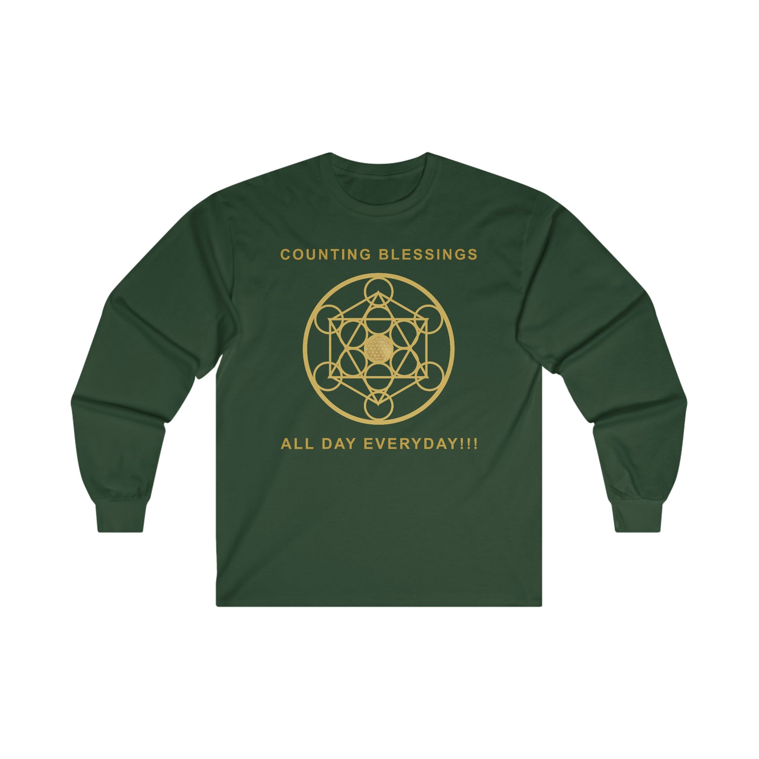 COUNTING BLESSINGS ALL DAY EVERYDAY!!! - Ultra Cotton Long Sleeve Tee