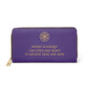 MONEY IS ENERGY - Zipper Wallet - Purple