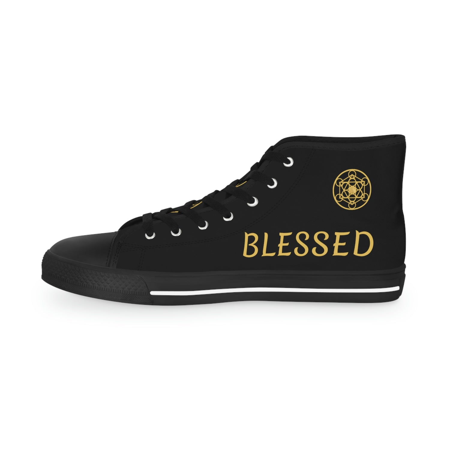 Blessed DYNYSTY - Men's High Top Sneakers - Black