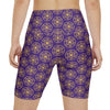 DYNYSTY - Women's Workout Shorts (AOP) - Purple