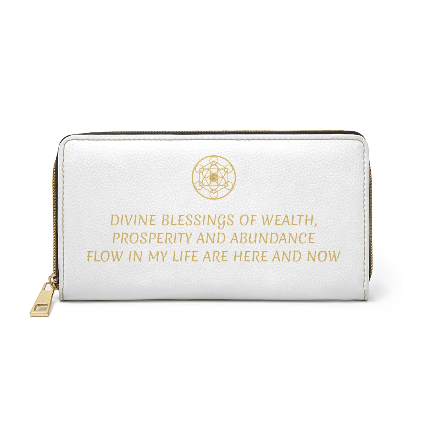 DIVINE BLESSINGS OF WEALTH - Zipper Wallet