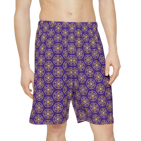 DYNYSTY - Men’s Sports Shorts (AOP) - Purple