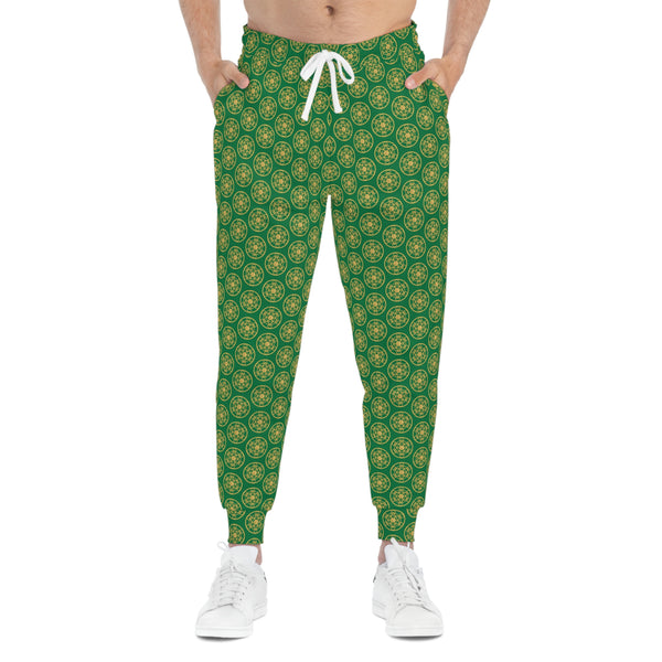 DYNYSTY - Athletic Joggers (AOP) - Green