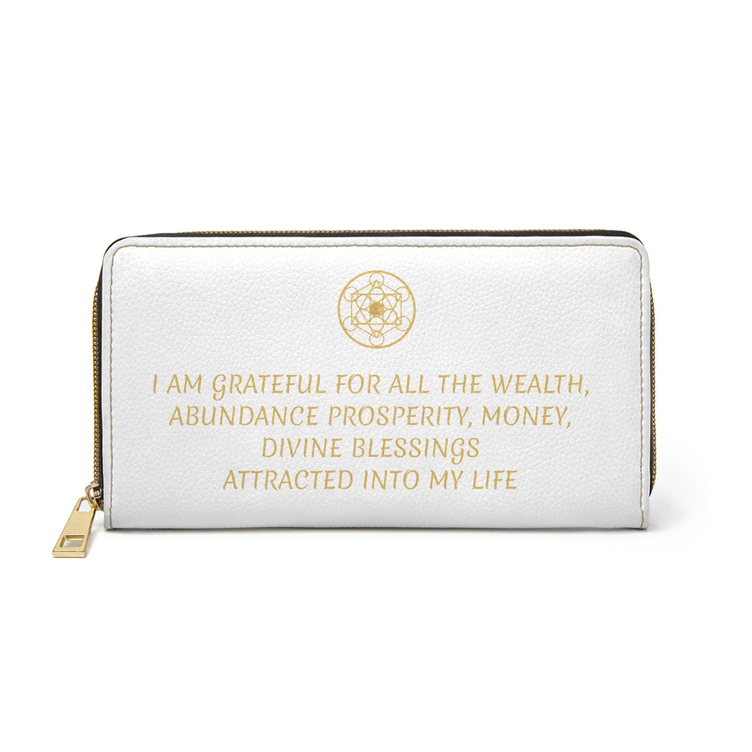 GRATEFUL FOR BLESSINGS - Zipper Wallet