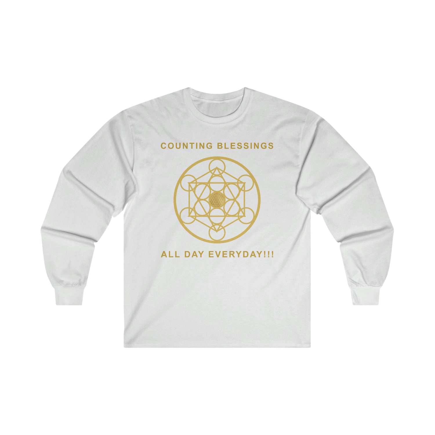 COUNTING BLESSINGS ALL DAY EVERYDAY!!! - Ultra Cotton Long Sleeve Tee