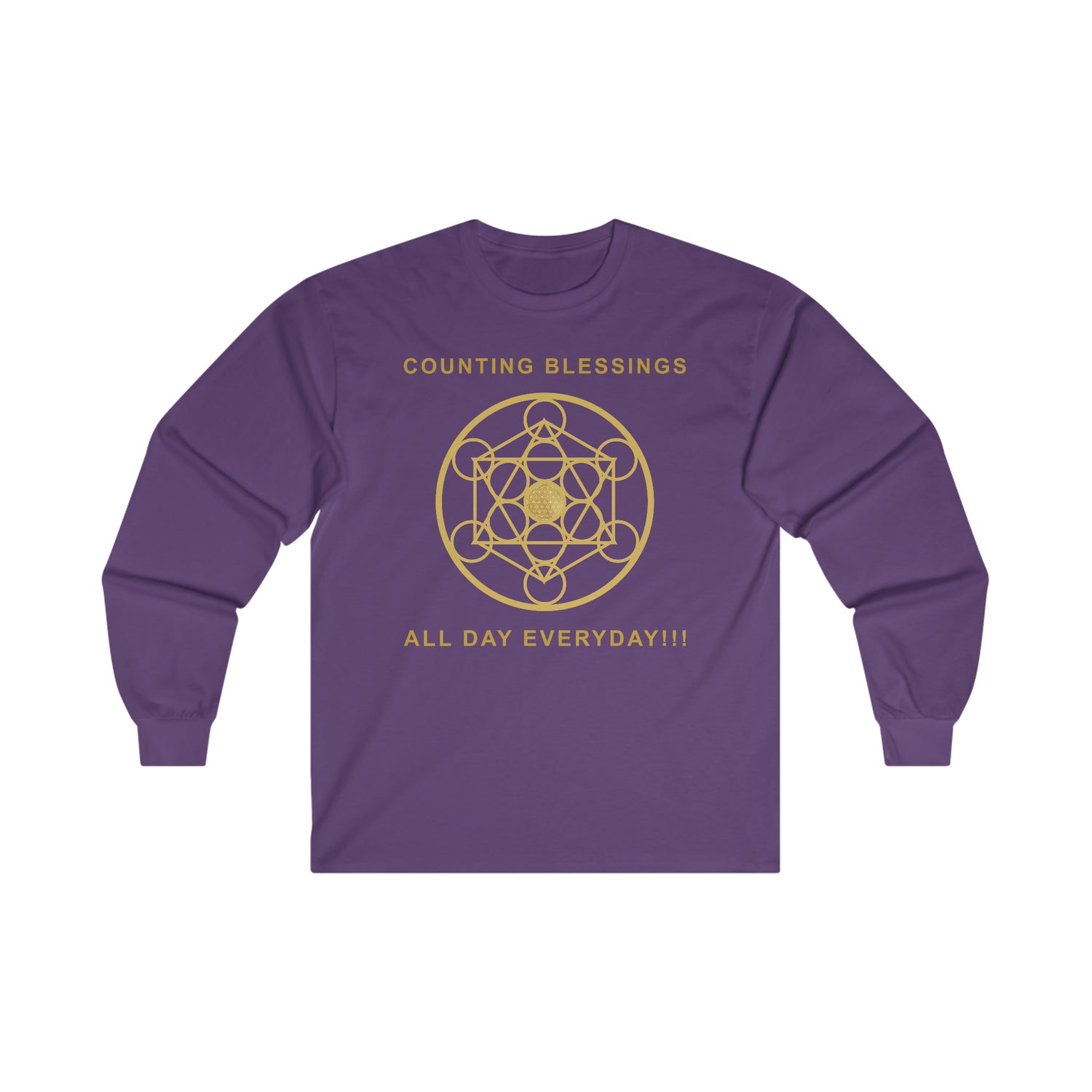 COUNTING BLESSINGS ALL DAY EVERYDAY!!! - Ultra Cotton Long Sleeve Tee