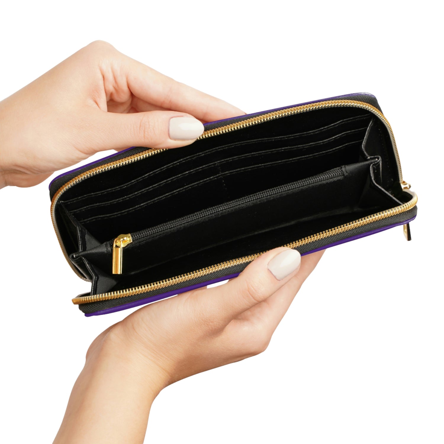 MONEY FLOWS TO ME - Zipper Wallet - Purple