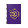 GRATITUDE TO THE FULLEST!!! - Spiral Notebook - Ruled Line - Purple