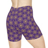 DYNYSTY - Women's Biker Shorts (AOP) - Purple