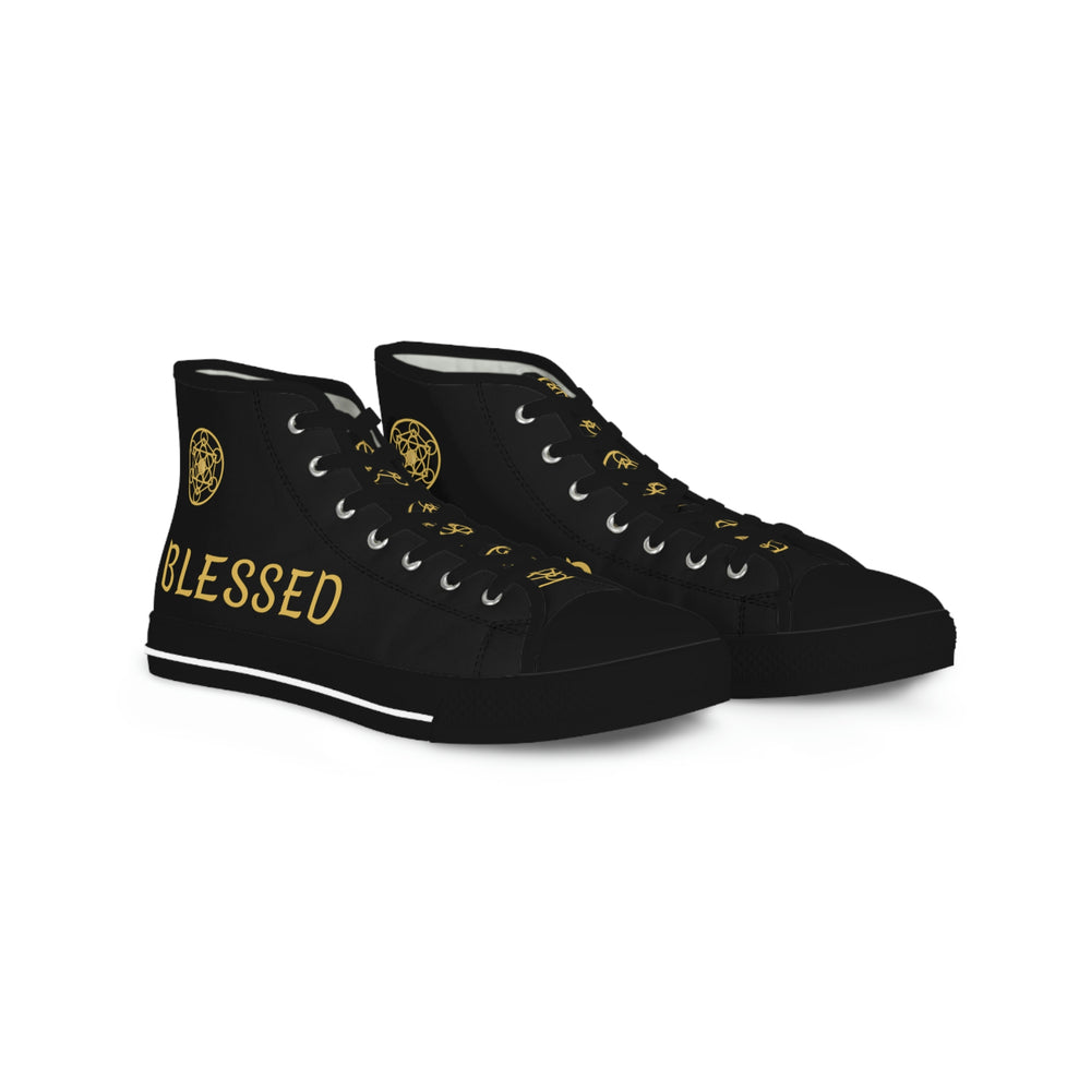 Blessed DYNYSTY - Men's High Top Sneakers - Black