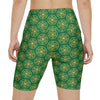 DYNYSTY - Women's Workout Shorts (AOP) - Green