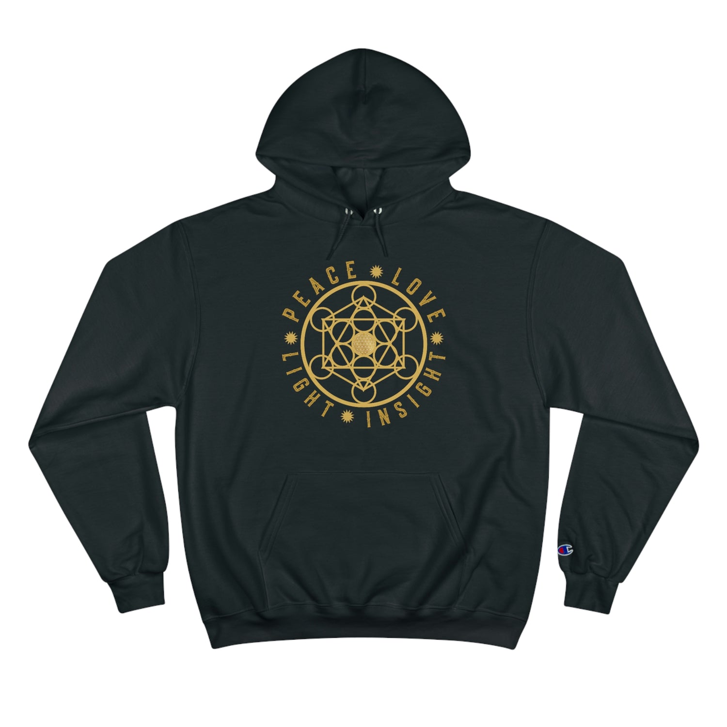 PEACE LOVE LIGHT INSIGHT - Champion Hoodie