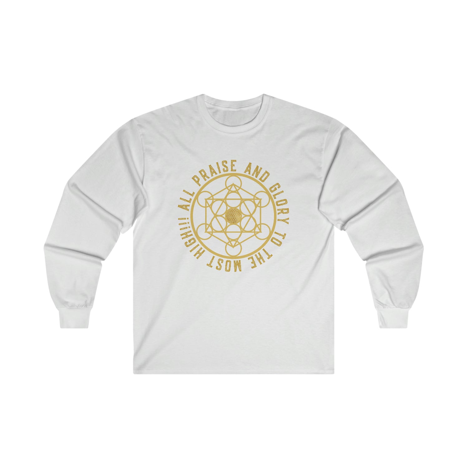 ALL PRAISE AND GLORY TO THE MOST HIGH!!! - Ultra Cotton Long Sleeve Tee